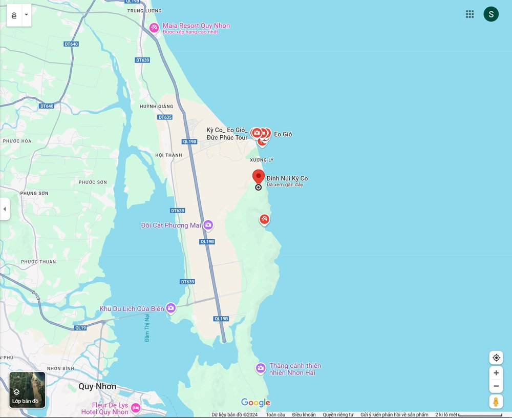 Eo Gió cách thành phố 20km 